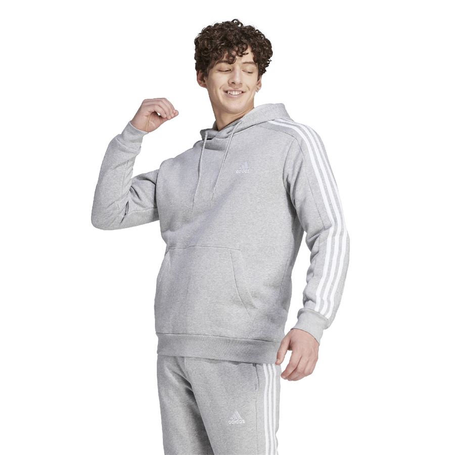 Hoodie Essentials Fleece 3-Stripes felpa da uomo con cappuccio Adidas | IJ6474X